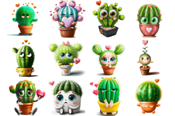 14 Cactus / Transparent PNG #144: A Design Asset Unpacked