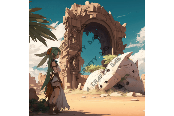Anime Ancient Ruins Background VOL 3: A Designer's Asset