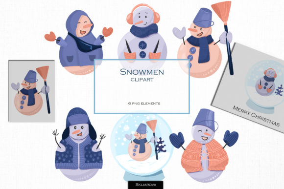 Capture the Cozy Spirit with Winter Snowman Clipart
