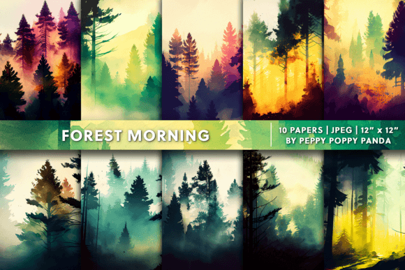 Capturing the Ethereal: Foggy Morning Forest Background Textures