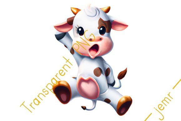COW / TRANSPARENT PNG #143: Your Go-To Design Asset