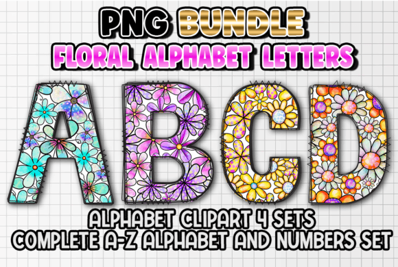 Floral Alphabet Letters Sublimation: Your Creative Toolkit