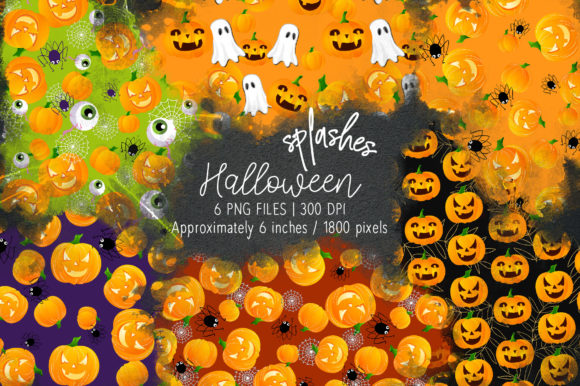 Halloween Watercolor Splashes 06: Beyond the Font