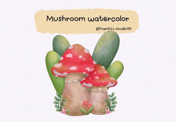 The Organic Allure of Mushroom Water Color in Modern Design