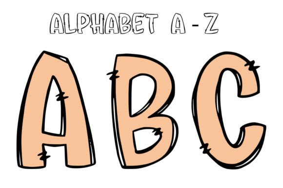 The Warmth of Pastel Orange: A Digital Alphabet for Modern Creators