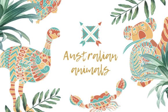 Unleash Down Under Flair: Australian Animals Vector Collection