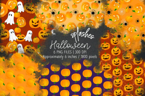 Unleashing Creative Energy with Halloween Watercolor Splashes 07